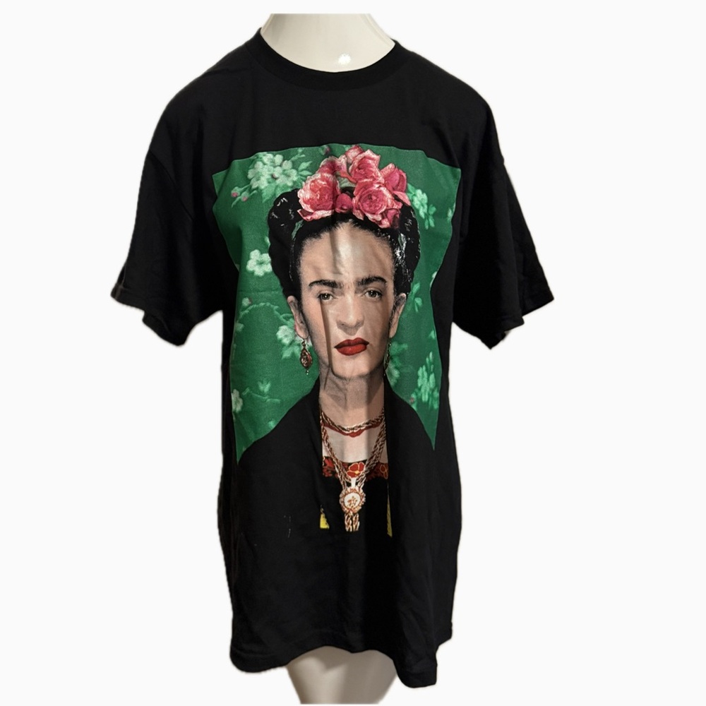 ALSTYLE Frida Kahlo Heavyweight Black T-Shirt